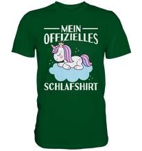Laden Sie das Bild in den Galerie-Viewer, Offizielles Schlafshirt Nachthemd Schlafanzug Pyjama Einhorn T-Shirt