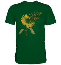 Laden Sie das Bild in den Galerie-Viewer, Schmetterling Sonnenblumen T-Shirt Gärtner Geschenk