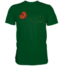 Laden Sie das Bild in den Galerie-Viewer, Marienkäfer Herz T-Shirt