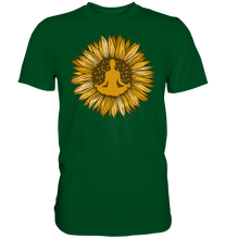Laden Sie das Bild in den Galerie-Viewer, Yoga Sonnenblumen T-Shirt Gärtner Geschenk Garten Meditation