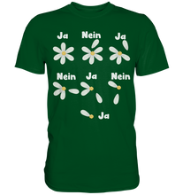 Laden Sie das Bild in den Galerie-Viewer, Gänseblümchen Shirt Ja Nein Spiel Garten Motiv Gärtner