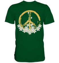 Laden Sie das Bild in den Galerie-Viewer, Gänseblümchen Peace Symbol Shirt Garten T-Shirt Gärtner