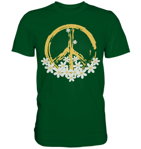 Gänseblümchen Peace Symbol Shirt Garten T-Shirt Gärtner