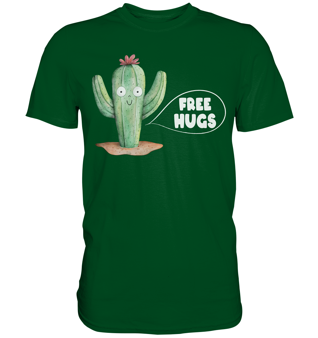 Kaktus Umarmung Lustiges Pflanzen T-Shirt – Tigerlino®