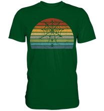 Laden Sie das Bild in den Galerie-Viewer, Spinne Insekten Spinnwebe Retro T-Shirt