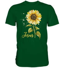 Laden Sie das Bild in den Galerie-Viewer, Jesus Sonnenblumen T-Shirt Christlicher Gärtner Geschenk Garten