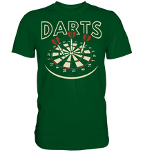 Laden Sie das Bild in den Galerie-Viewer, Vintage Darts Dartscheibe Sport Dartpfeile T-Shirt