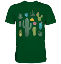 Laden Sie das Bild in den Galerie-Viewer, Kakteen T-Shirt Kaktus Sukkulenten Pflanzen