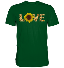 Laden Sie das Bild in den Galerie-Viewer, Love Sonnenblumen T-Shirt Gärtner Geschenk