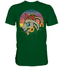 Laden Sie das Bild in den Galerie-Viewer, Ziege Sonnenblumen T-Shirt Gärtner Geschenk Garten
