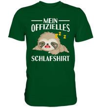 Laden Sie das Bild in den Galerie-Viewer, Offizielles Schlafshirt Nachthemd Schlafanzug Pyjama Faultier T-Shirt