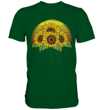 Laden Sie das Bild in den Galerie-Viewer, Retro Sonnenblumen T-Shirt Gärtner Geschenk