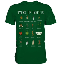 Laden Sie das Bild in den Galerie-Viewer, Insektenarten Entomologie Insekten T-Shirt
