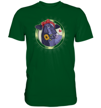 Laden Sie das Bild in den Galerie-Viewer, Kuh Sonnenblume T-Shirt Lustiges Bauernhof Garten Geschenk Gärtner