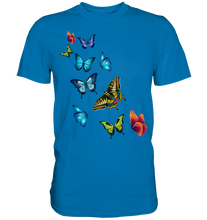 Laden Sie das Bild in den Galerie-Viewer, Bunte Farbenfrohe Schmetterlinge T-Shirt