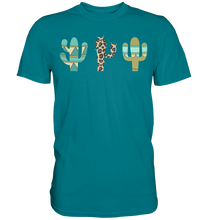 Laden Sie das Bild in den Galerie-Viewer, Kaktus Leopard Sukkulenten T-Shirt