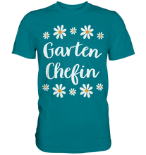 Laden Sie das Bild in den Galerie-Viewer, Garten Chefin Shirt Gänseblümchen Garten Frau Gärtnerin T-Shirt