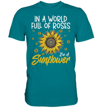 Laden Sie das Bild in den Galerie-Viewer, Sonnenblumen Motivation T-Shirt Lustiges Garten Geschenk Gärtner