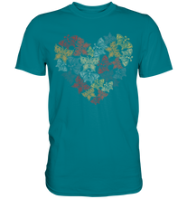 Laden Sie das Bild in den Galerie-Viewer, Frauen Schmetterling Herz T-Shirt