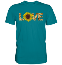 Laden Sie das Bild in den Galerie-Viewer, Love Sonnenblumen T-Shirt Gärtner Geschenk