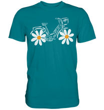 Laden Sie das Bild in den Galerie-Viewer, Fahrrad Gänseblümchen Shirt Garten Fahrradfahrer Gärtner
