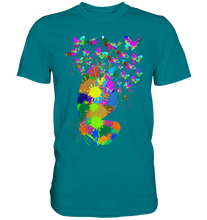Laden Sie das Bild in den Galerie-Viewer, Bunte Schmetterlinge Splash T-Shirt