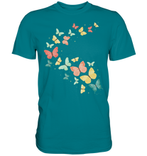 Laden Sie das Bild in den Galerie-Viewer, Farbenfrohe Bunte Schmetterling T-Shirt