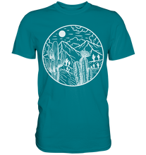Laden Sie das Bild in den Galerie-Viewer, Kaktus Landschaft Sukkulenten Wüste T-Shirt