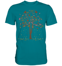 Laden Sie das Bild in den Galerie-Viewer, Frauen Schmetterlinge Baum T-Shirt