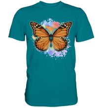 Laden Sie das Bild in den Galerie-Viewer, Bunter Schmetterling Monarchfalter T-Shirt