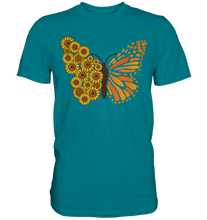 Laden Sie das Bild in den Galerie-Viewer, Sonnenblumen Schmetterling T-Shirt