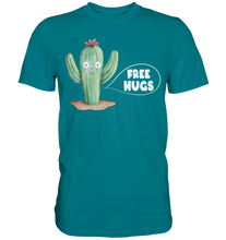 Laden Sie das Bild in den Galerie-Viewer, Kaktus Umarmung Lustiges Pflanzen T-Shirt