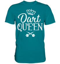 Laden Sie das Bild in den Galerie-Viewer, Dart Queen Frau Dartspielerin Darts T-Shirt