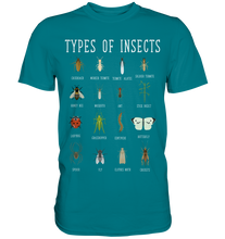 Laden Sie das Bild in den Galerie-Viewer, Insektenarten Entomologie Insekten T-Shirt