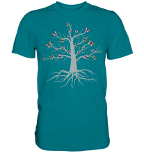 Laden Sie das Bild in den Galerie-Viewer, Bunter Schmetterling Baum T-Shirt Kopie Kopie Kopie - Premium Shirt