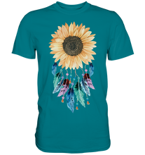 Laden Sie das Bild in den Galerie-Viewer, Traumfänger Sonnenblumen T-Shirt Gärtner Geschenk Garten