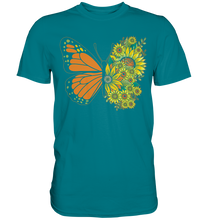 Laden Sie das Bild in den Galerie-Viewer, Sonnenblumen Schmetterling T-Shirt