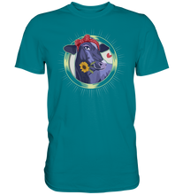 Laden Sie das Bild in den Galerie-Viewer, Kuh Sonnenblume T-Shirt Lustiges Bauernhof Garten Geschenk Gärtner