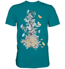 Laden Sie das Bild in den Galerie-Viewer, Banjo Frauen Blumen Schmetterling T-Shirt