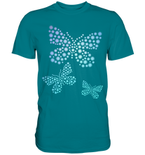 Laden Sie das Bild in den Galerie-Viewer, Blumen Frauen Schmetterling T-Shirt