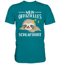Laden Sie das Bild in den Galerie-Viewer, Offizielles Schlafshirt Nachthemd Schlafanzug Pyjama Faultier T-Shirt