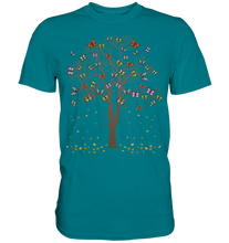 Laden Sie das Bild in den Galerie-Viewer, Frauen Schmetterling Baum T-Shirt
