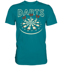 Laden Sie das Bild in den Galerie-Viewer, Vintage Darts Dartscheibe Sport Dartpfeile T-Shirt