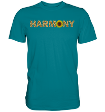 Laden Sie das Bild in den Galerie-Viewer, Harmony Sonnenblumen T-Shirt Harmonie Garten Motiv Gärtner Geschenk