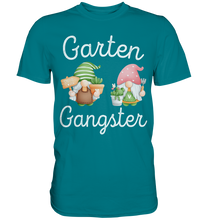 Laden Sie das Bild in den Galerie-Viewer, Kaktus Gartenzwerge Garten Gangster Gärtner T-Shirt - Premium Shirt