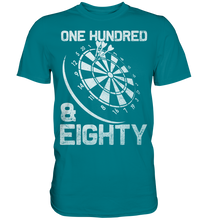 Laden Sie das Bild in den Galerie-Viewer, Darts 180 Triple 20 Dartscheibe einhundertachtzig T-Shirt