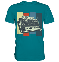 Laden Sie das Bild in den Galerie-Viewer, Modular Synthesizer Keyboard Vintage Analog Katze T-Shirt