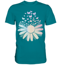 Laden Sie das Bild in den Galerie-Viewer, Gänseblume Frauen Schmetterling T-Shirt