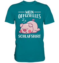 Laden Sie das Bild in den Galerie-Viewer, Offizielles Schlafshirt Nachthemd Schlafanzug Pyjama Schweinchen T-Shirt