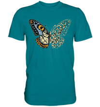 Laden Sie das Bild in den Galerie-Viewer, Leopard Frauen Schmetterling T-Shirt